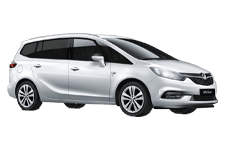 Car Hire Strabane - Vauxhall Zafira 5 + 2 - Minibus hire Strabane
